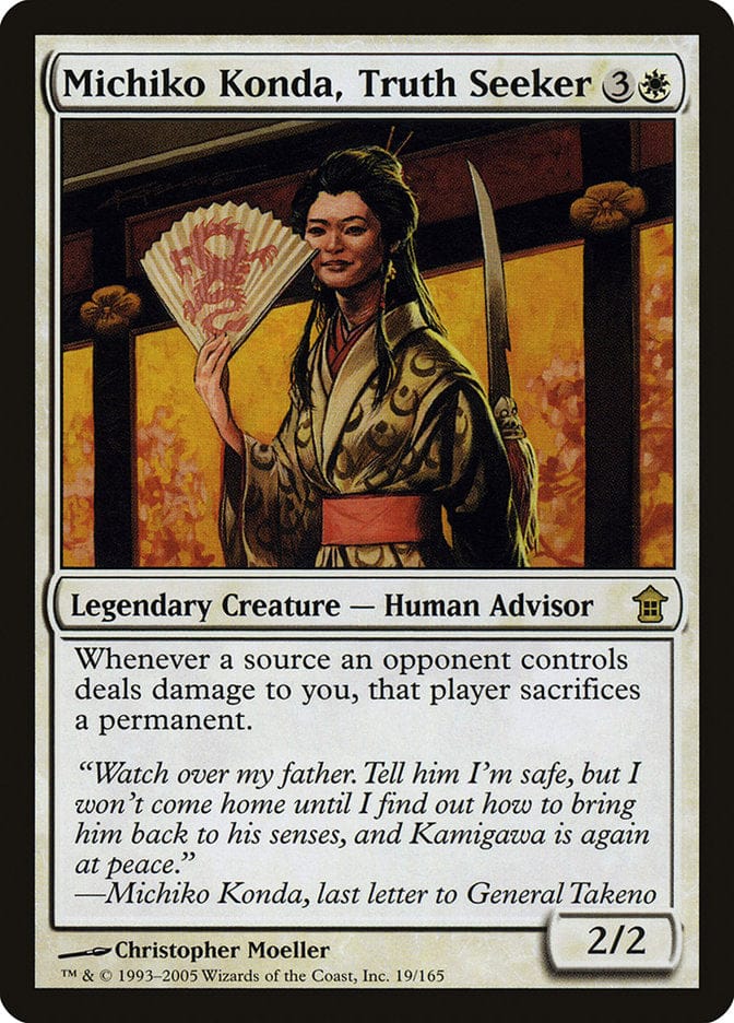 Michiko Konda, Truth Seeker [Saviors of Kamigawa] Magic: The Gathering