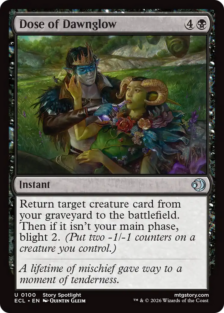 Dose of Dawnglow [Lorwyn Eclipsed] Magic: The Gathering