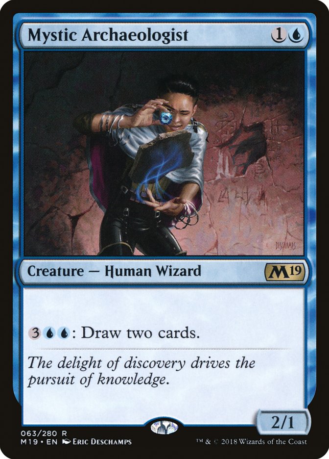 Mystic Archaeologist [Core Set 2019] Magic: The Gathering