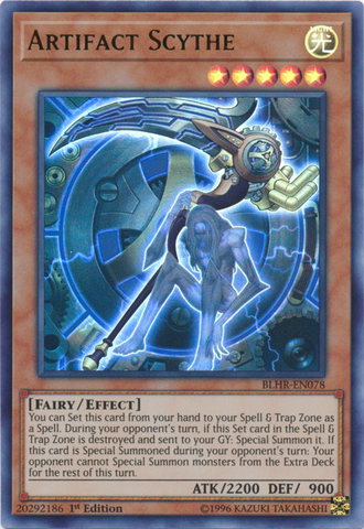 Artifact Scythe [BLHR-EN078] Ultra Rare - Yugioh Cards For Your TCG Needs!