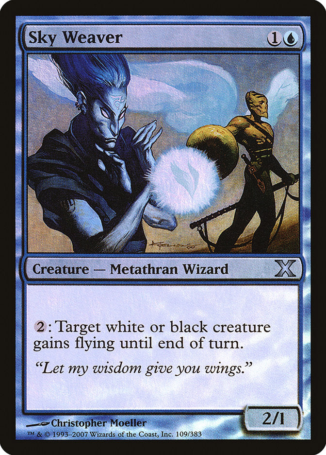Sky Weaver (Premium Foil) [Tenth Edition] Magic: The Gathering