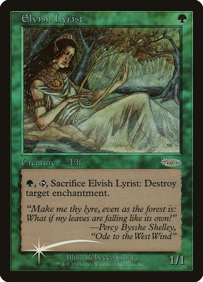 Elvish Lyrist [Junior Super Series] Magic: The Gathering