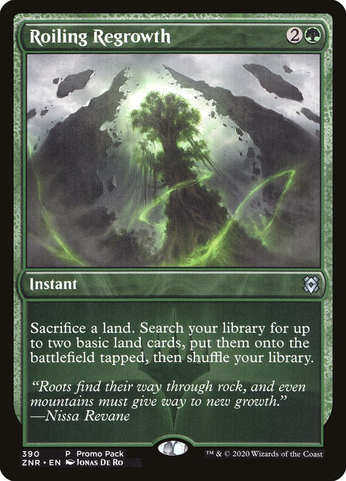 Roiling Regrowth (Promo Pack) [Zendikar Rising Promos] Magic: The Gathering