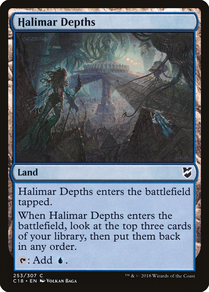 Halimar Depths [Commander 2018] Magic: The Gathering