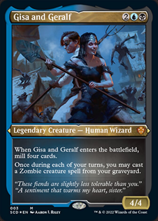 Gisa and Geralf (Foil Etched) [Starter Commander Decks] Magic: The Gathering