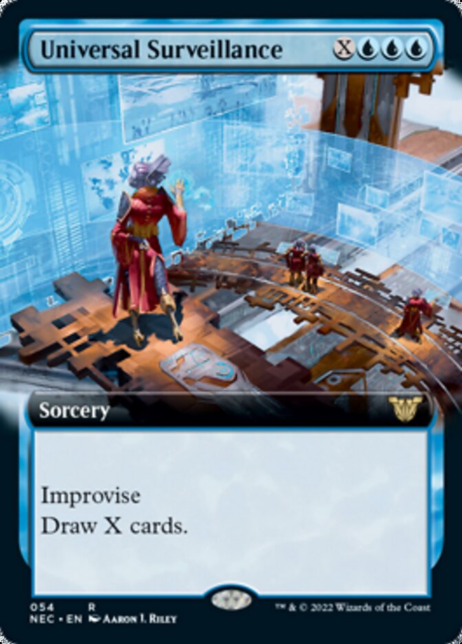 Universal Surveillance (Extended Art) [Kamigawa: Neon Dynasty Commander] Magic: The Gathering