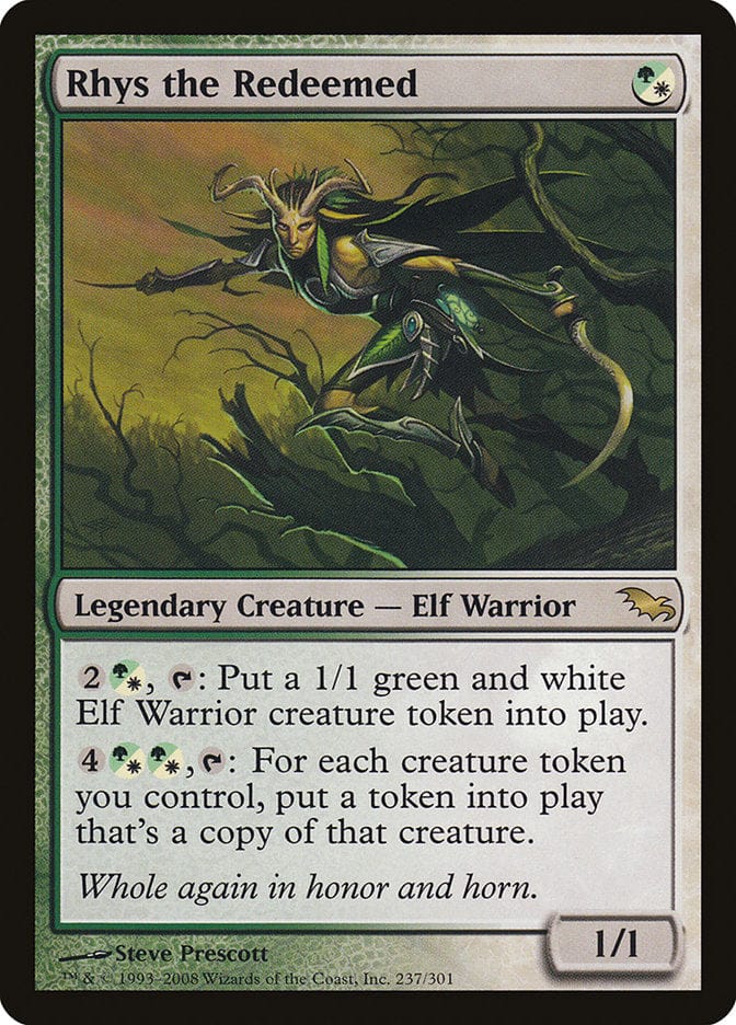 Rhys the Redeemed [Shadowmoor] Magic: The Gathering