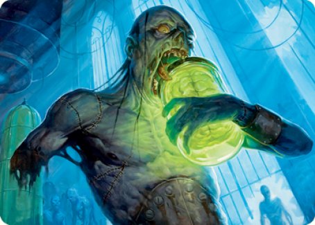 Larder Zombie Art Card [Innistrad: Midnight Hunt Art Series] Magic: The Gathering
