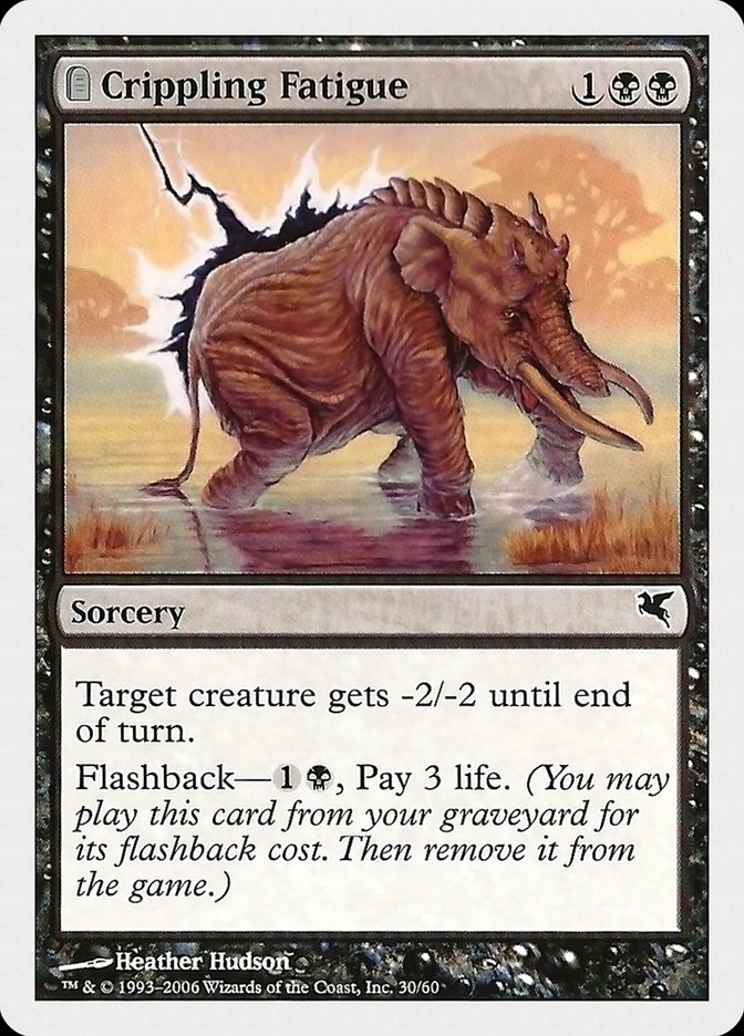 Crippling Fatigue (30) [Hachette UK] Magic: The Gathering
