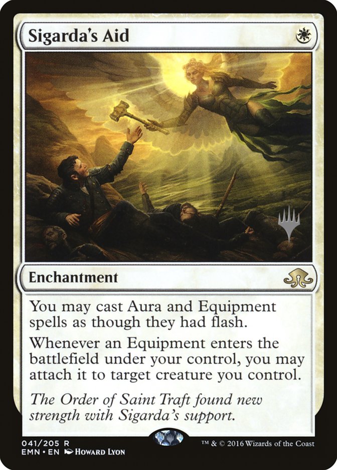 Sigarda's Aid (Promo Pack) [Eldritch Moon Promos] Magic: The Gathering
