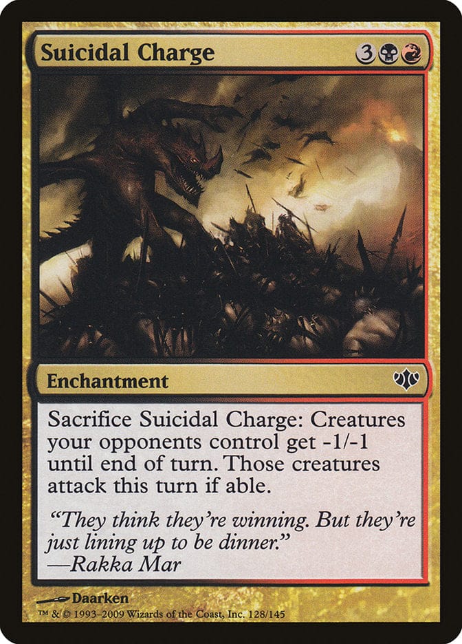 Suicidal Charge [Conflux] Magic: The Gathering