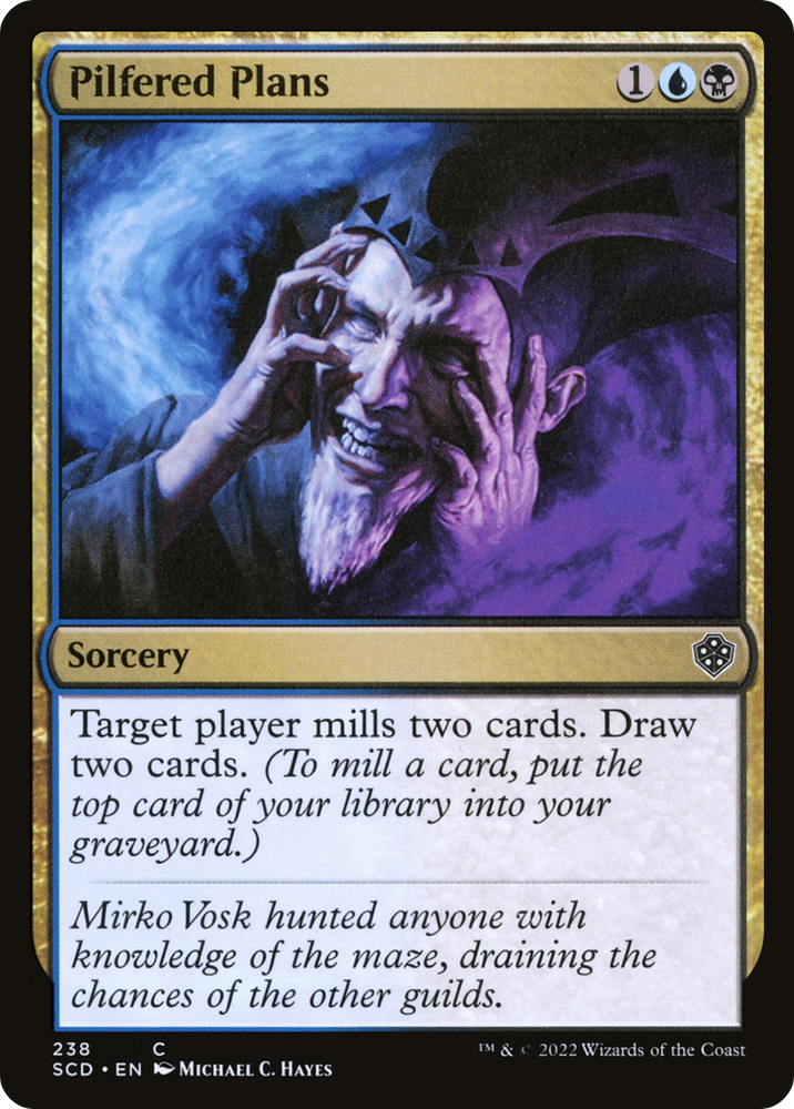 Pilfered Plans [Starter Commander Decks] Magic: The Gathering