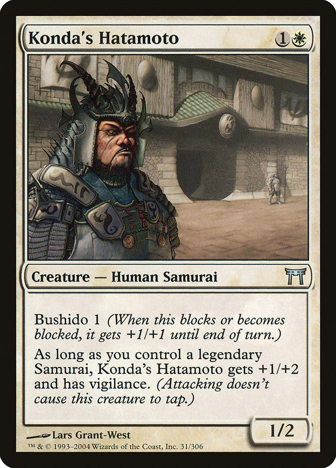 Konda's Hatamoto [Champions of Kamigawa] Magic: The Gathering