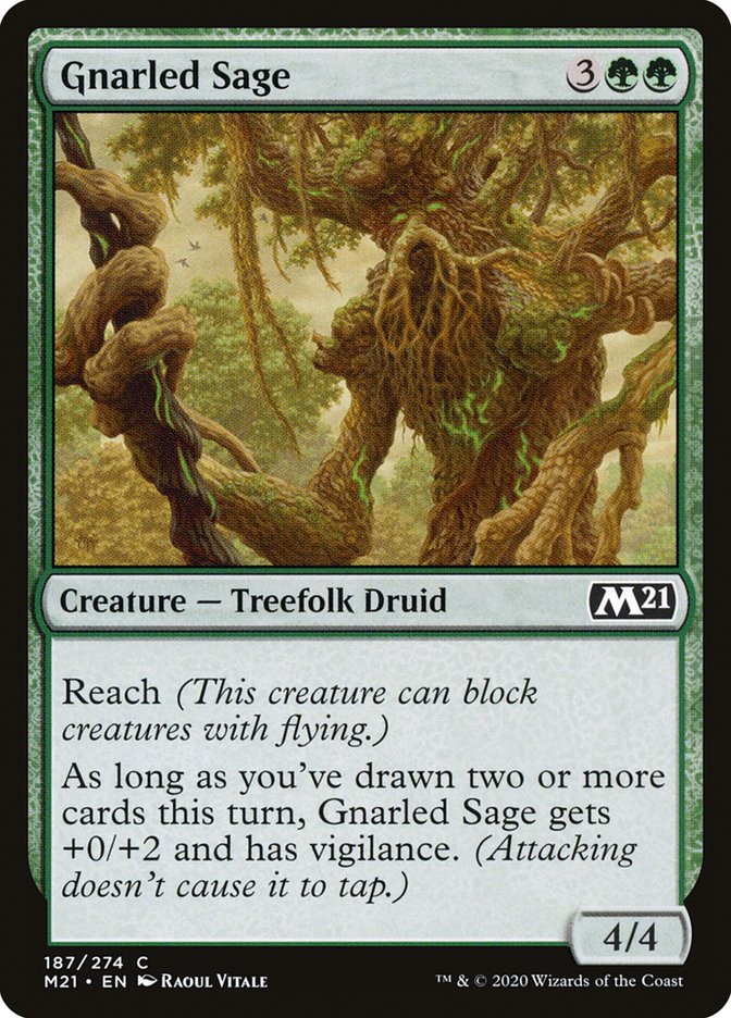 Gnarled Sage [Core Set 2021] Magic: The Gathering