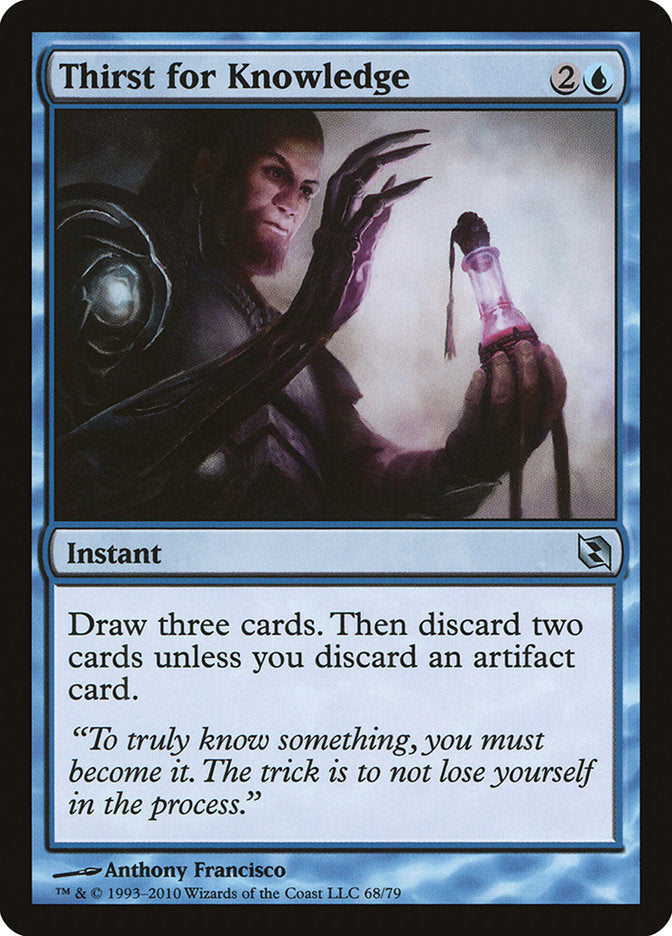 Thirst for Knowledge [Duel Decks: Elspeth vs. Tezzeret] Magic: The Gathering