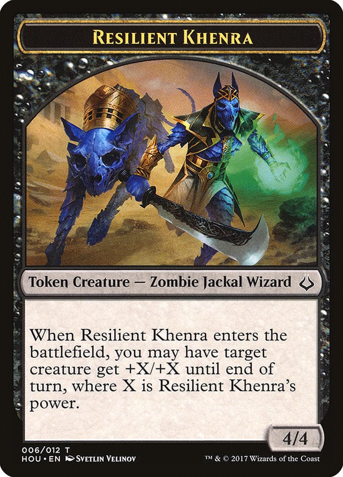 Resilient Khenra Token [Hour of Devastation Tokens] Magic: The Gathering