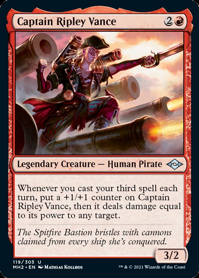 Captain Ripley Vance [Modern Horizons 2] Magic: The Gathering