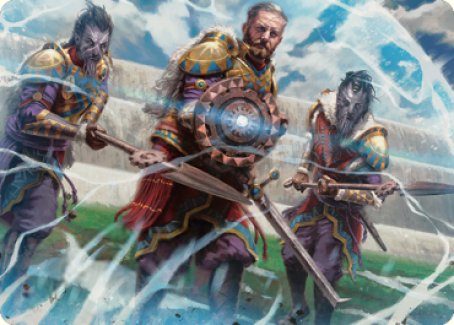 Argivian Phalanx Art Card [Dominaria United Art Series] Magic: The Gathering