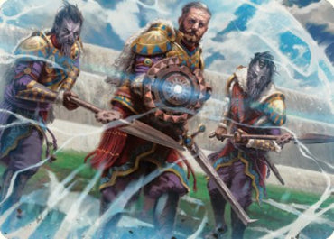 Argivian Phalanx Art Card [Dominaria United Art Series] Magic: The Gathering