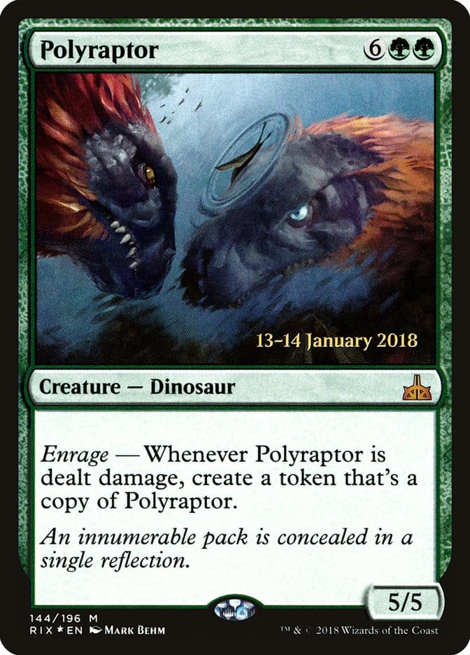 Polyraptor [Rivals of Ixalan Prerelease Promos] Magic: The Gathering