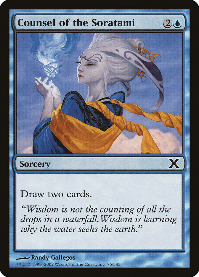 Counsel of the Soratami [Tenth Edition] Magic: The Gathering