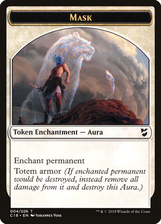 Mask Token [Commander 2018 Tokens] Magic: The Gathering