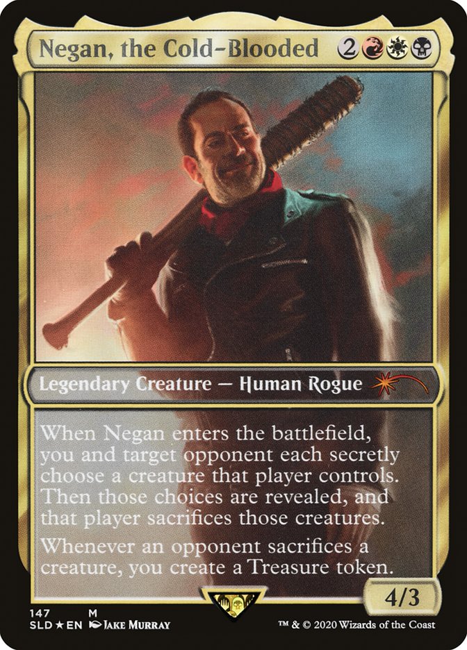 Negan, the Cold-Blooded [Secret Lair Drop Series] Magic: The Gathering