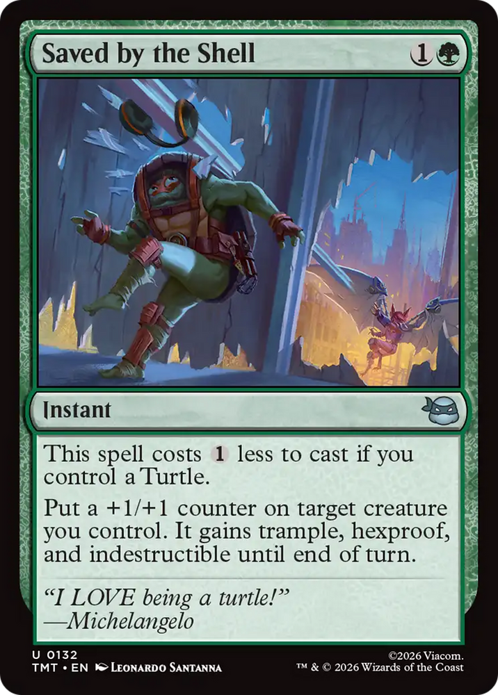 Saved by the Shell [Teenage Mutant Ninja Turtles] Magic: The Gathering
