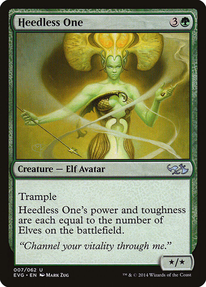 Heedless One (Elves vs. Goblins) [Duel Decks Anthology] Magic: The Gathering