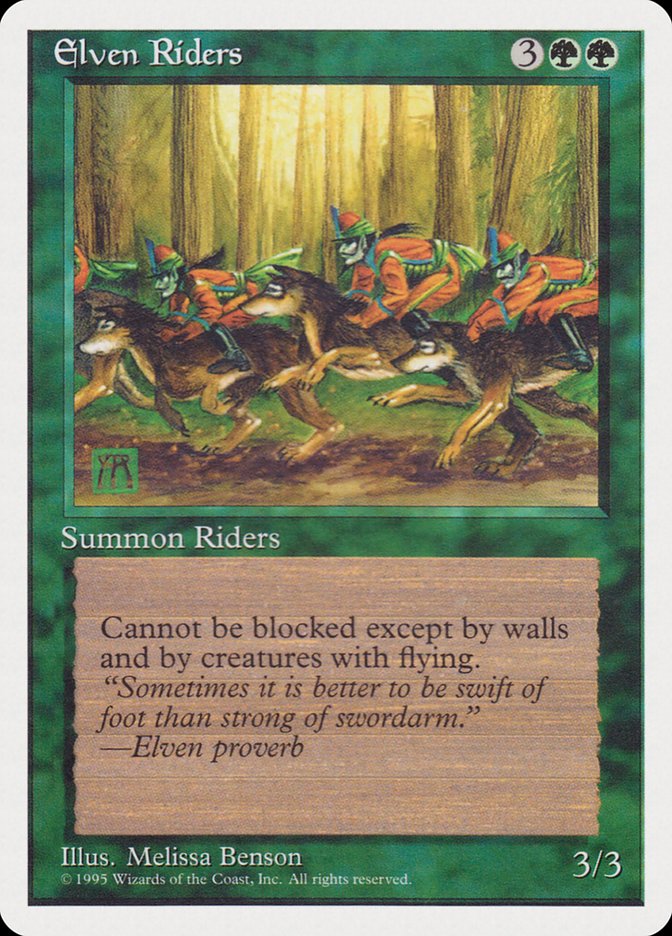Elven Riders [Rivals Quick Start Set] Magic: The Gathering