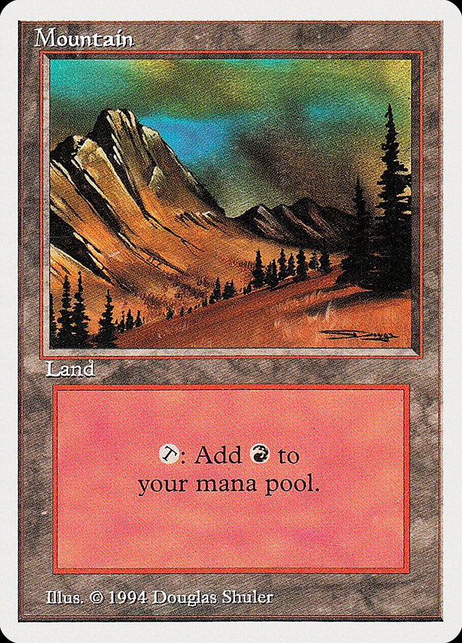 Mountain (303) [Summer Magic / Edgar] Magic: The Gathering