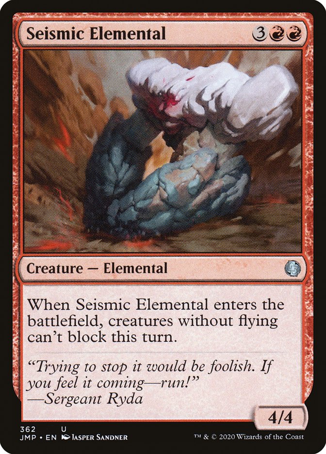 Seismic Elemental [Jumpstart] Magic: The Gathering