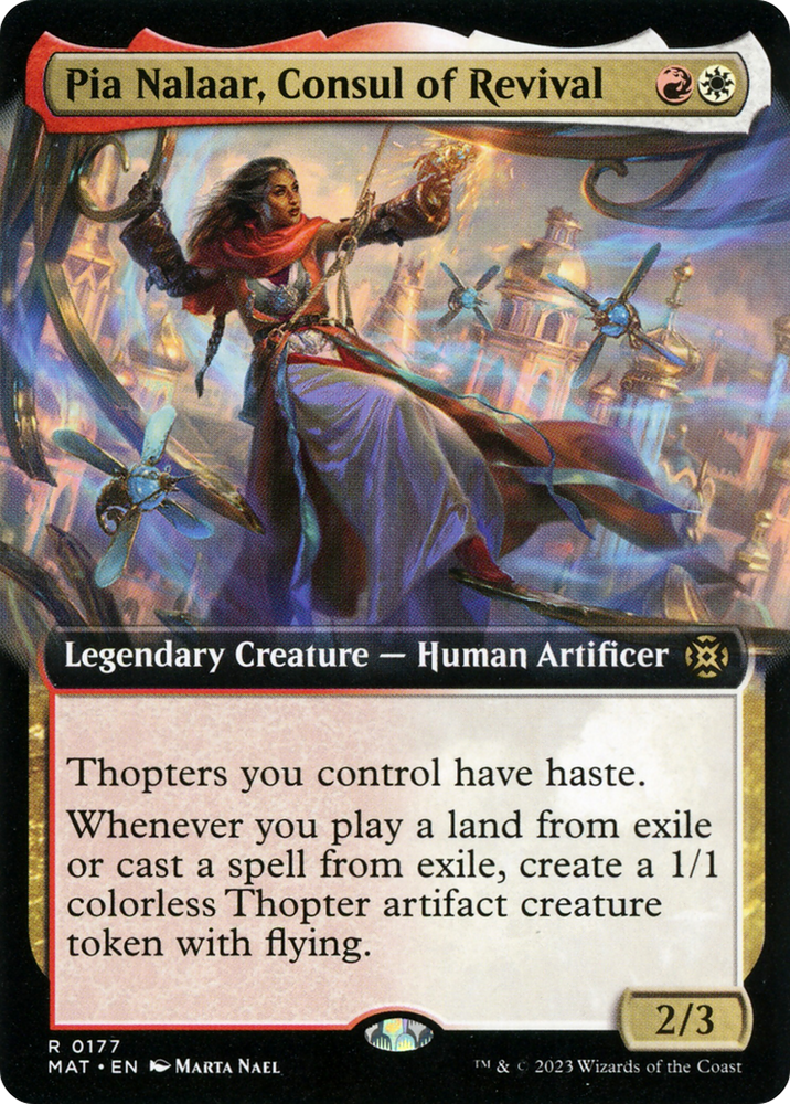 Pia Nalaar, Consul of Revival (Extended Art) [March of the Machine: The Aftermath] Magic: The Gathering