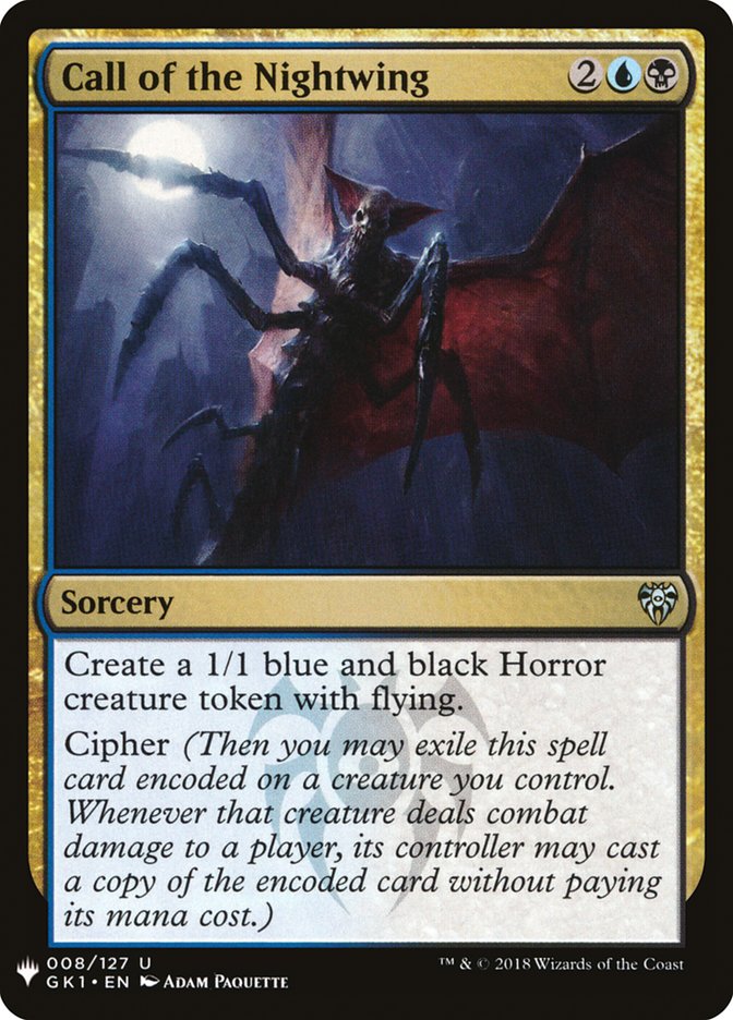 Call of the Nightwing [Mystery Booster] Magic: The Gathering