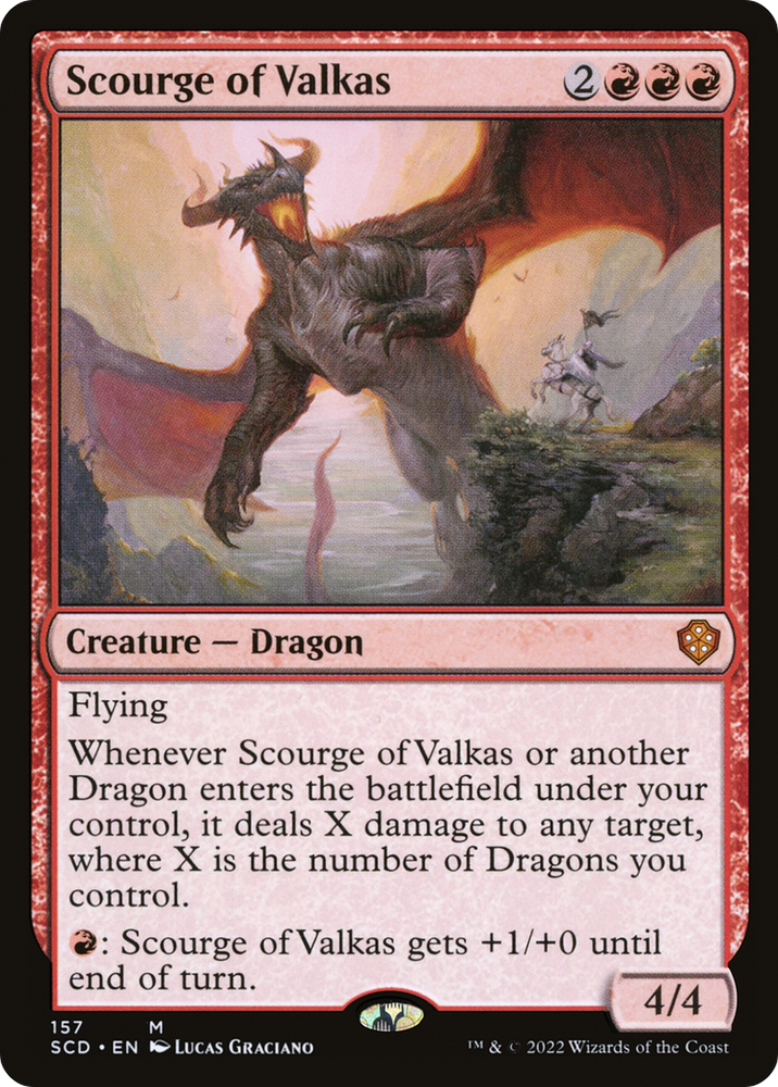 Scourge of Valkas [Starter Commander Decks] Magic: The Gathering