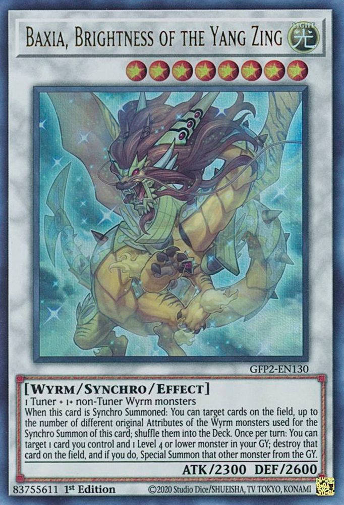 Baxia, Brightness of the Yang Zing [GFP2-EN130] Ultra Rare - Yugioh Cards For Your TCG Needs!