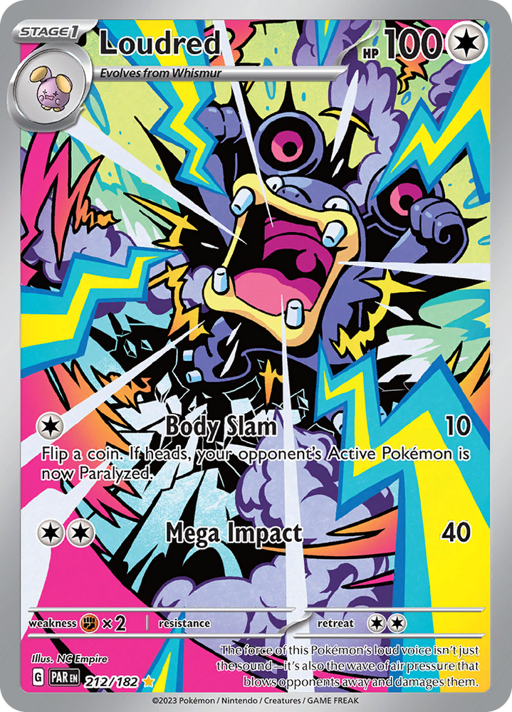 Loudred (212/182) [Scarlet & Violet: Paradox Rift] Pokémon