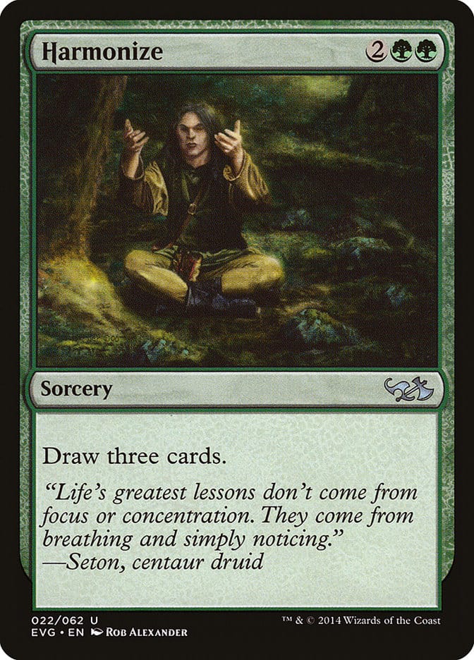 Harmonize (Elves vs. Goblins) [Duel Decks Anthology] Magic: The Gathering