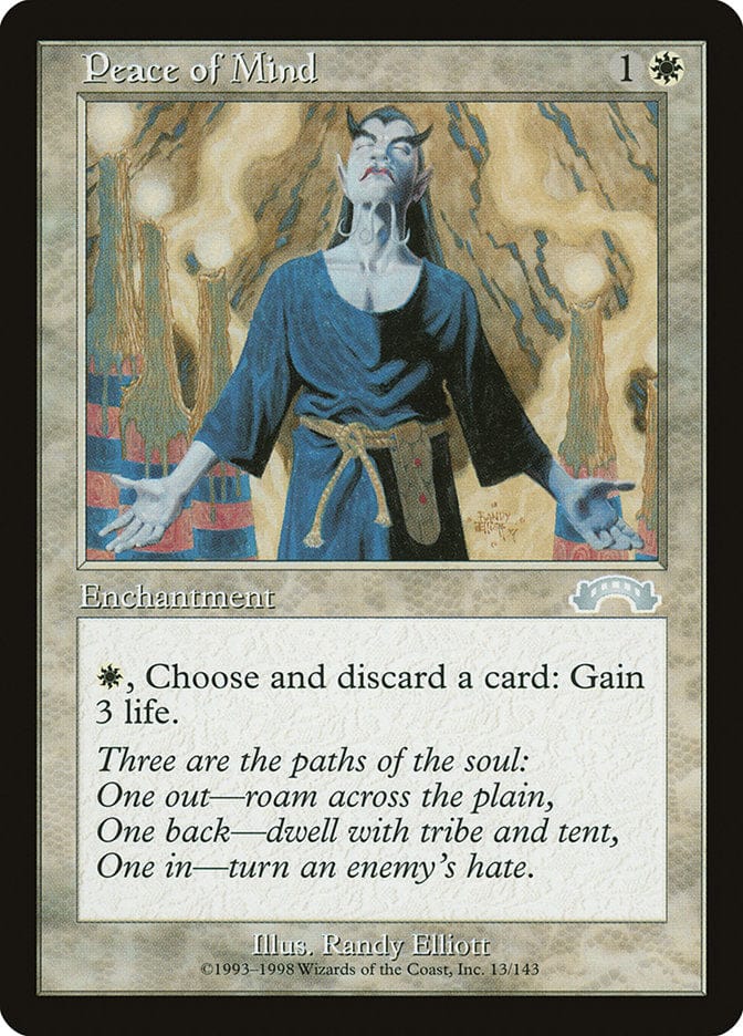 Peace of Mind [Exodus] Magic: The Gathering