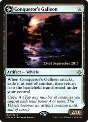 Conqueror's Galleon // Conqueror's Foothold [Ixalan Prerelease Promos] Magic: The Gathering