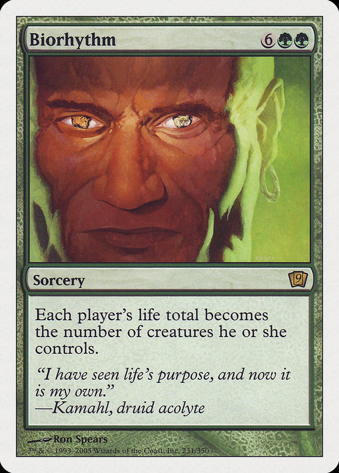 Biorhythm [Ninth Edition] Magic: The Gathering