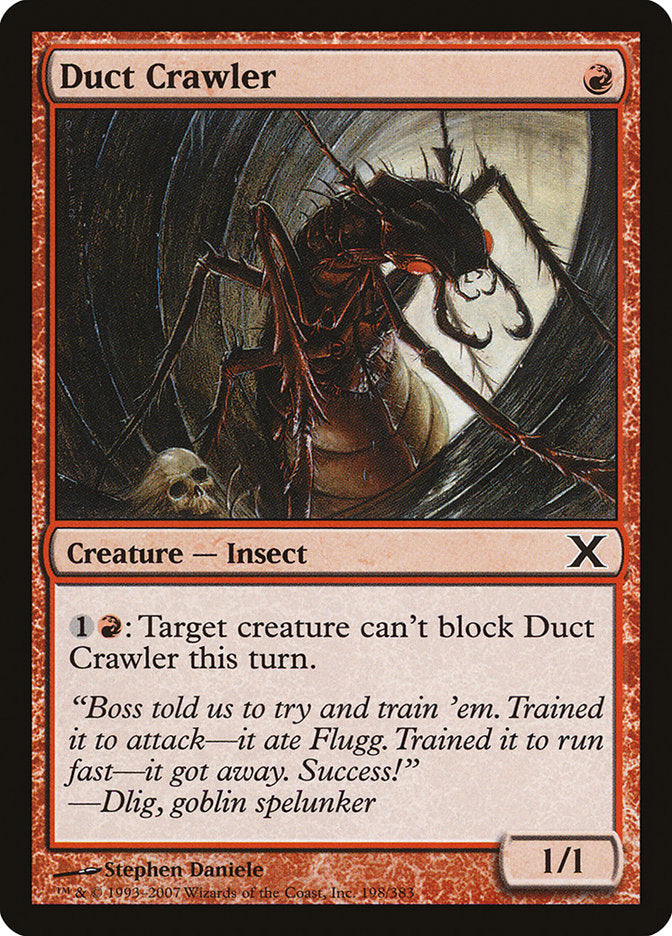Duct Crawler [Tenth Edition] Magic: The Gathering