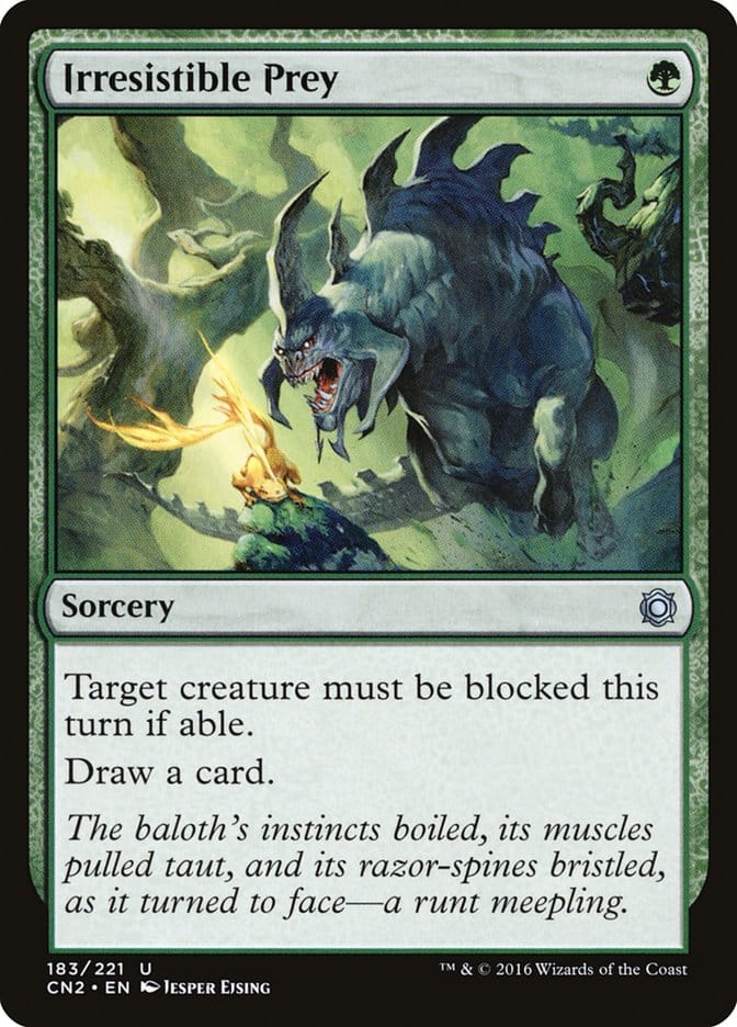 Irresistible Prey [Conspiracy: Take the Crown] Magic: The Gathering