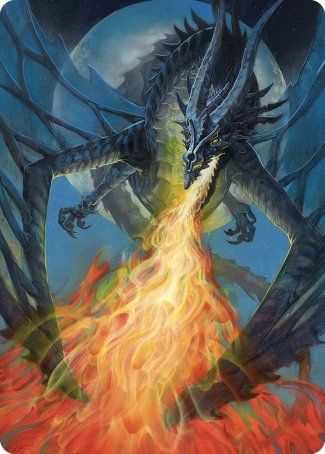 Balefire Dragon Art Card [Commander Masters Art Series] Magic: The Gathering