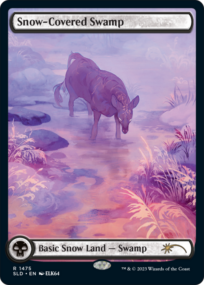 Snow-Covered Swamp (1475) [Secret Lair Drop Series] Magic: The Gathering