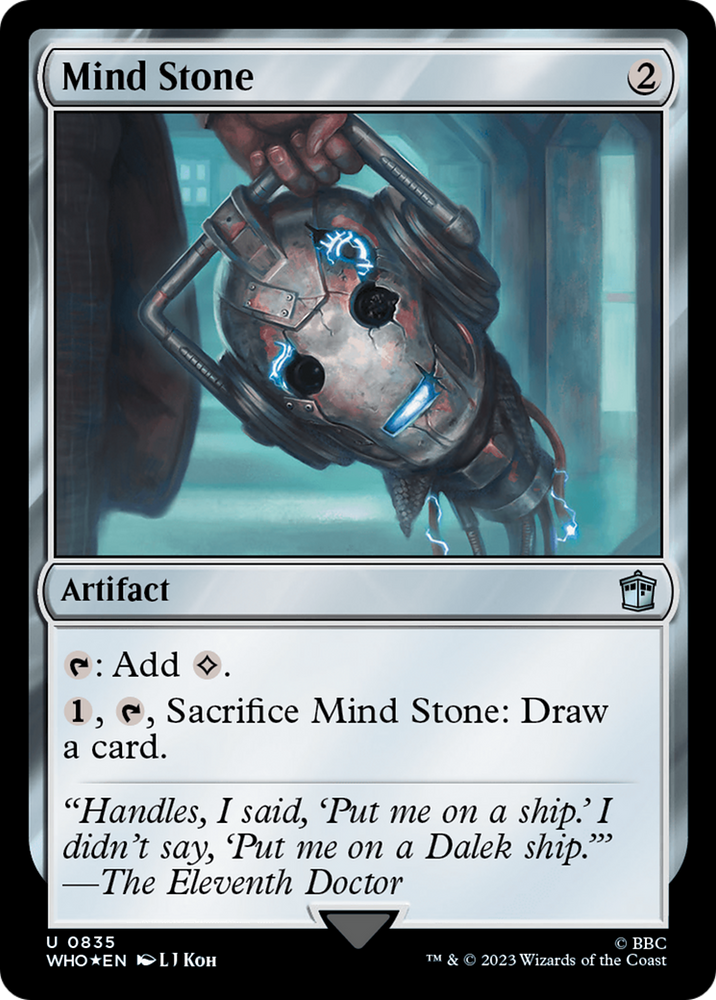 Mind Stone (Surge Foil) [Doctor Who] Magic: The Gathering
