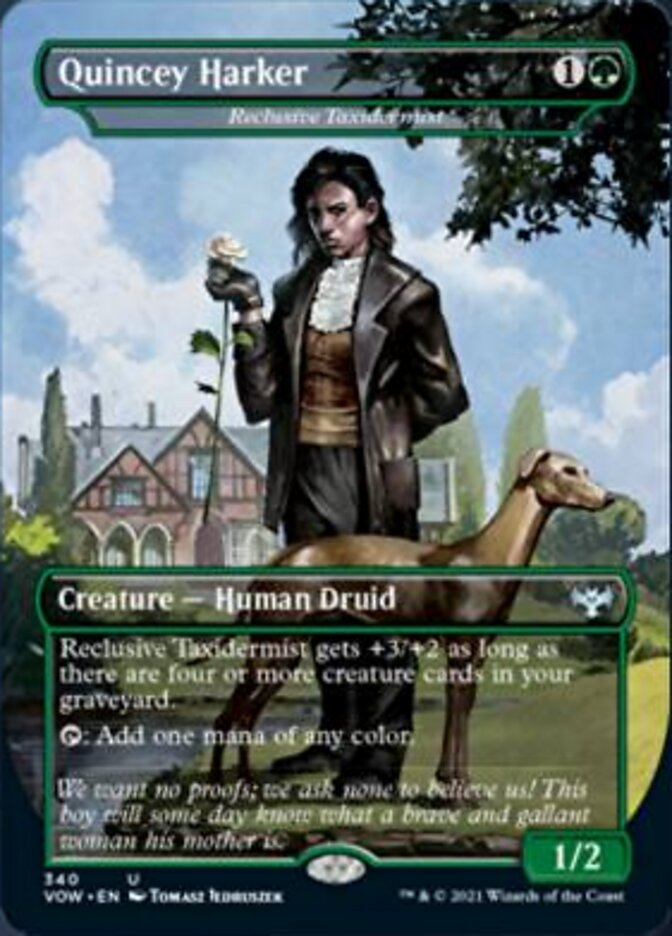 Reclusive Taxidermist - Quincey Harker [Innistrad: Crimson Vow] Magic: The Gathering
