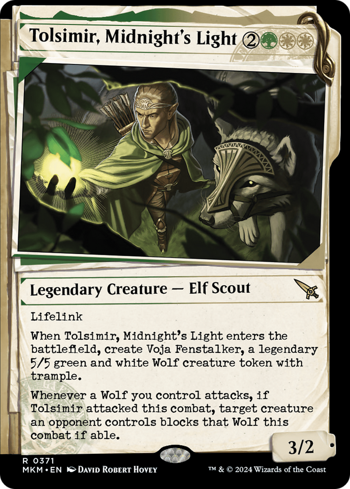 Tolsimir, Midnight's Light (Showcase) [Murders at Karlov Manor] Magic: The Gathering
