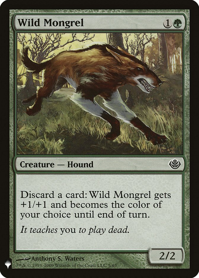 Wild Mongrel [Mystery Booster] Magic: The Gathering