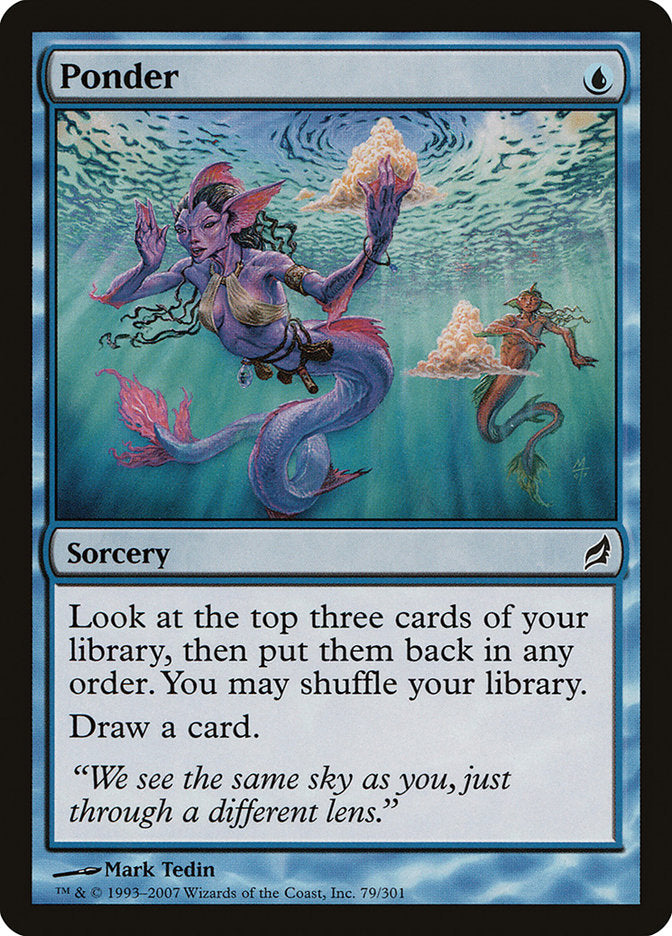 Ponder [Lorwyn] Magic: The Gathering
